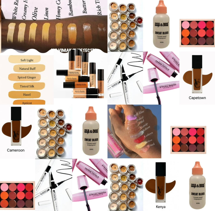 Kits makeup peaux noires et métissées