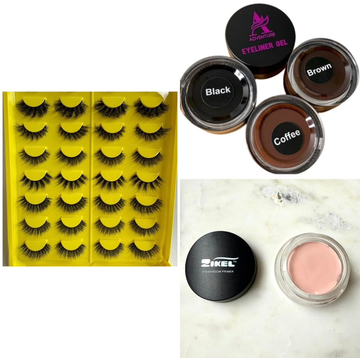 Kit Spécial Yeux – Pro Makeup Artist (Cils, Sourcils & Paupières)