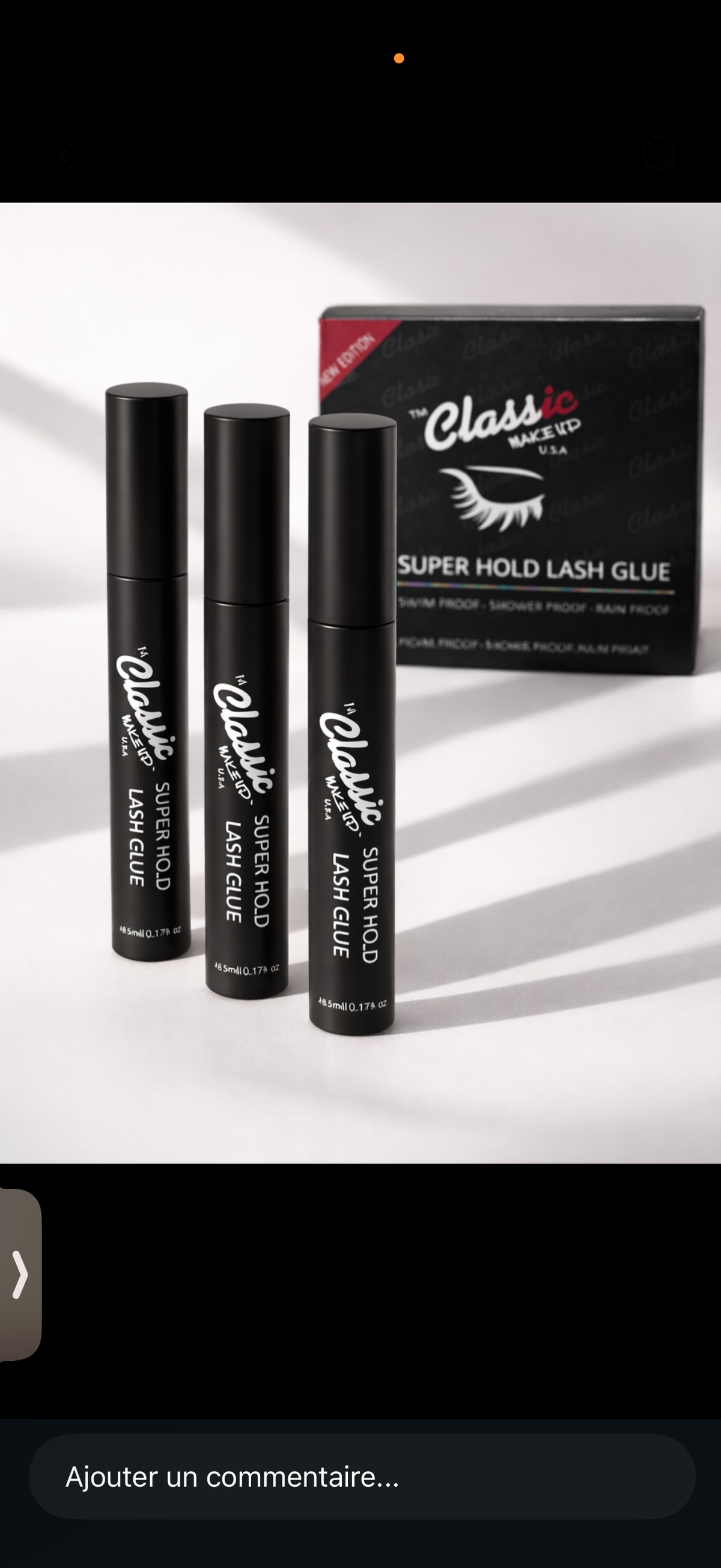 Colle à faux cils Super Hold Lash Glue - Classic Makeup