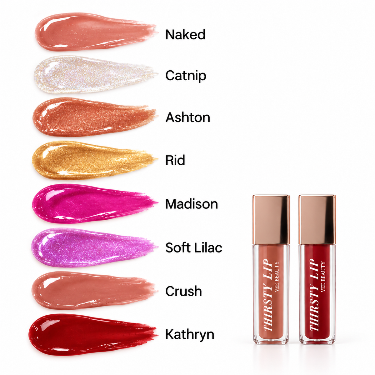 Gloss brillant Thirsty gloss Vee beauty