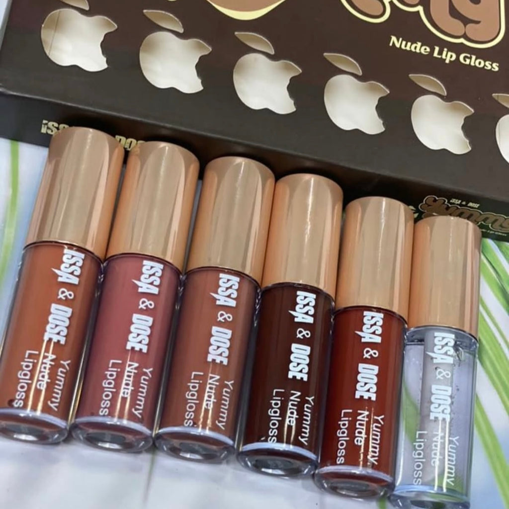 Palette de Gloss Yummy – Issa & Dose (6 Teintes Ultra Gourmandes)