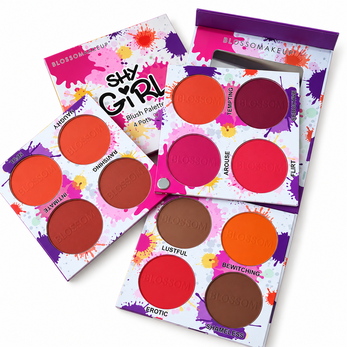 Palette de blush 12 teintes blossomakeup