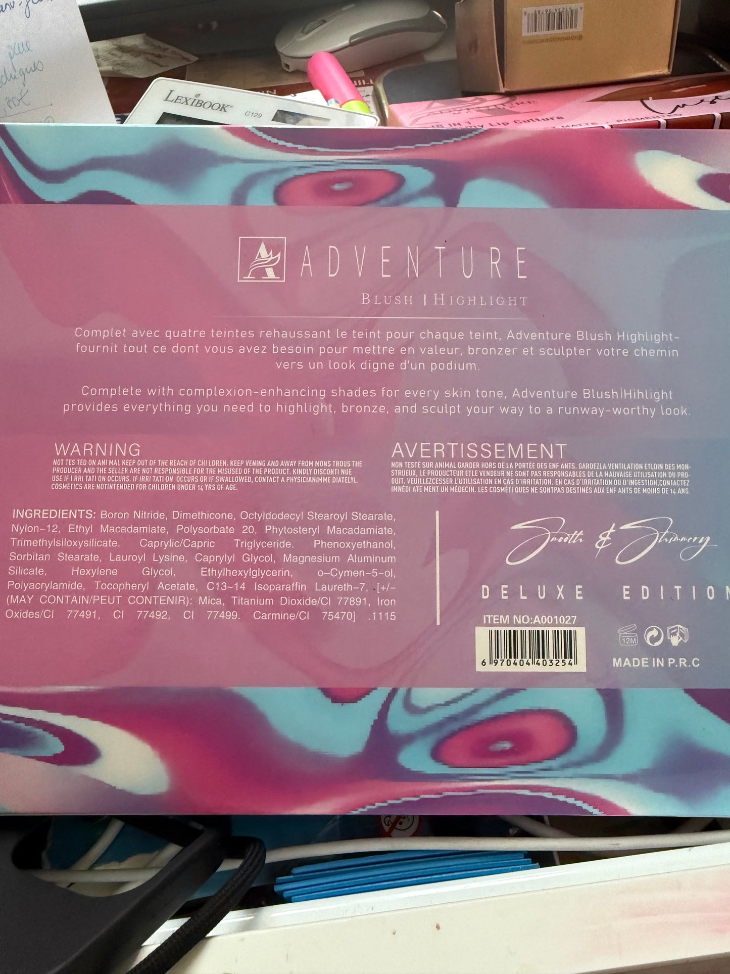 Palette blush & highlight « Shimmering & Shine - ADVENTURE