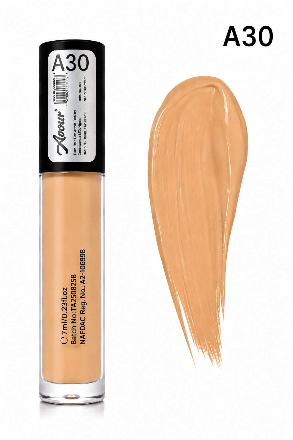 AVOUR – Liquid Concealer Invisible Coverage | Anticernes & Correcteur liquide