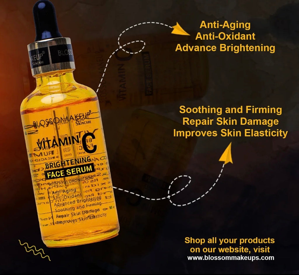 Sérum Visage Vitamine C Éclaircissant – Hydratation & Anti-Taches | Blossomakeup