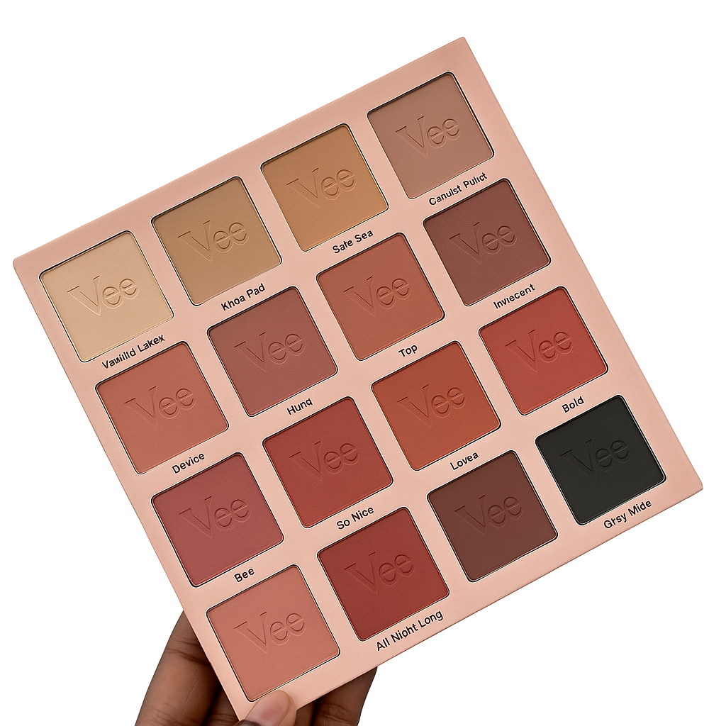 Palette fards à paupières nude