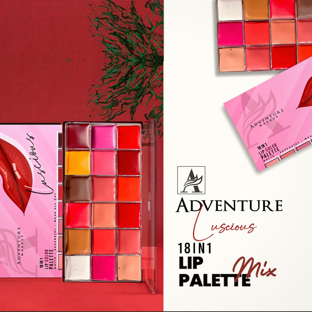 Palette rouge à lèvres 18-en-1 “Creamy Lip Culture- ADVENTURE