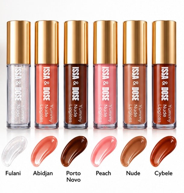 Palette de Gloss Yummy – Issa & Dose (6 Teintes Ultra Gourmandes)