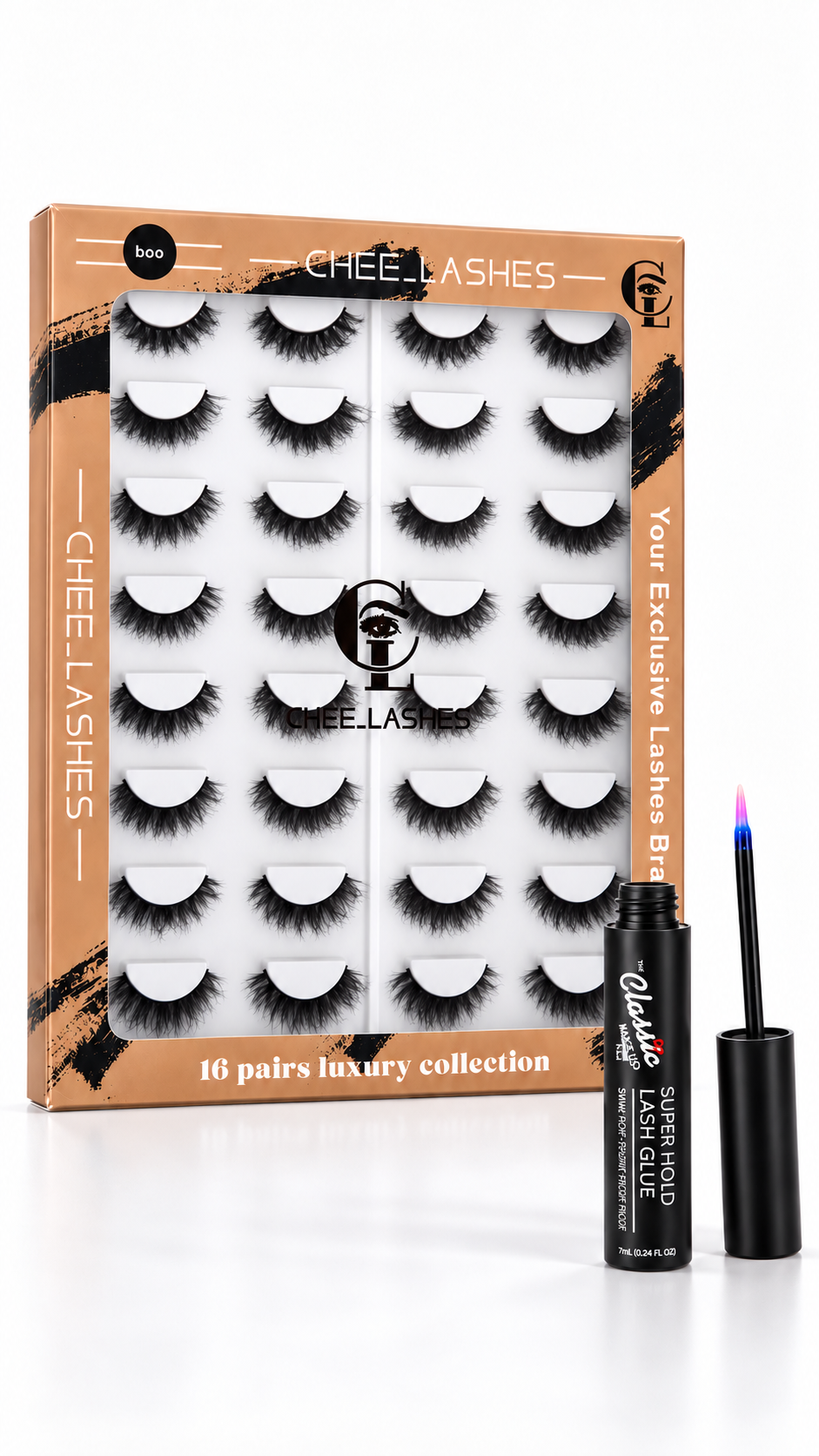 Duo faux cils  CHEE_LASHES + colle Classic