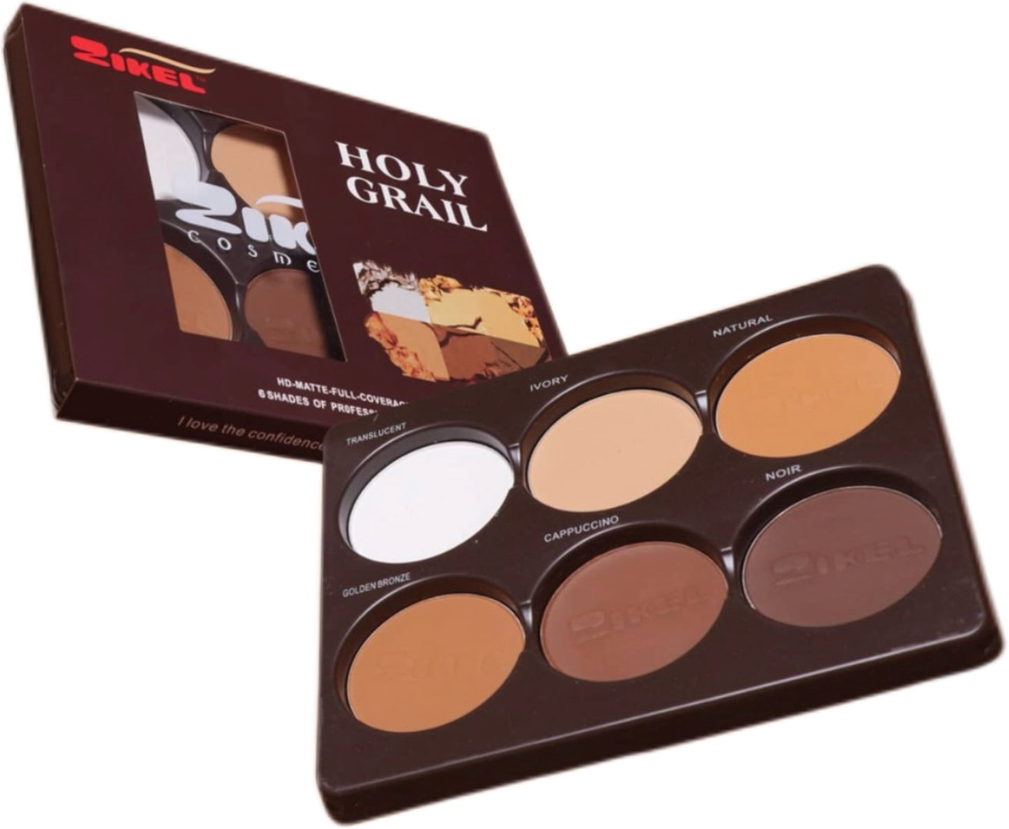 Mini 6-in-1 Palette: Loose Powder, Highlighter &amp; Bronzer Holy Grail Zikel