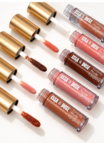 Palette de Gloss Yummy – Issa & Dose (6 Teintes Ultra Gourmandes)