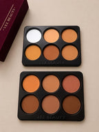 Coffret 12 Poudres Compactes – Burgundy Luxe Edition | Vee Beauty