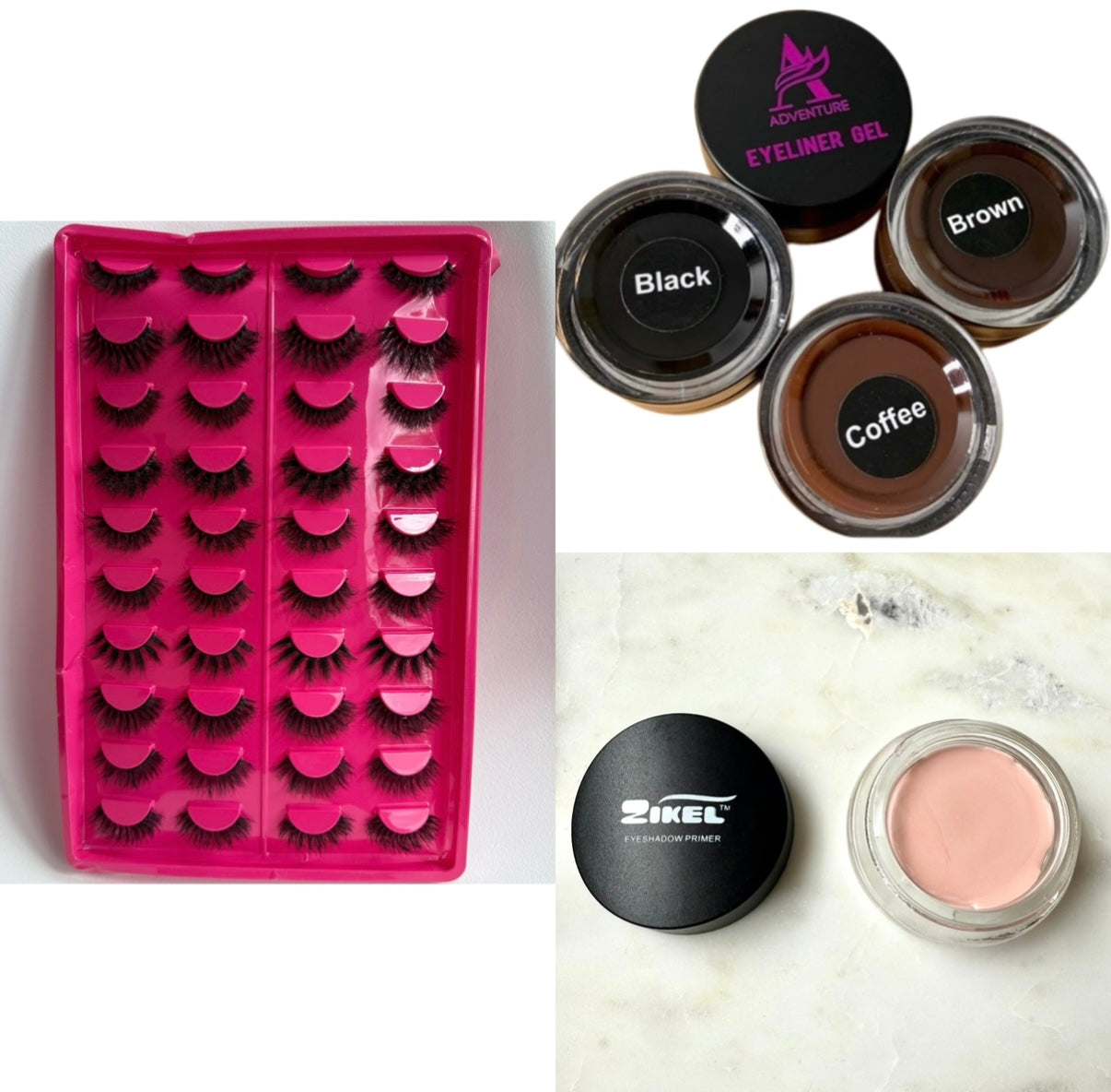 Kit Spécial Yeux – Pro Makeup Artist (Cils, Sourcils & Paupières)