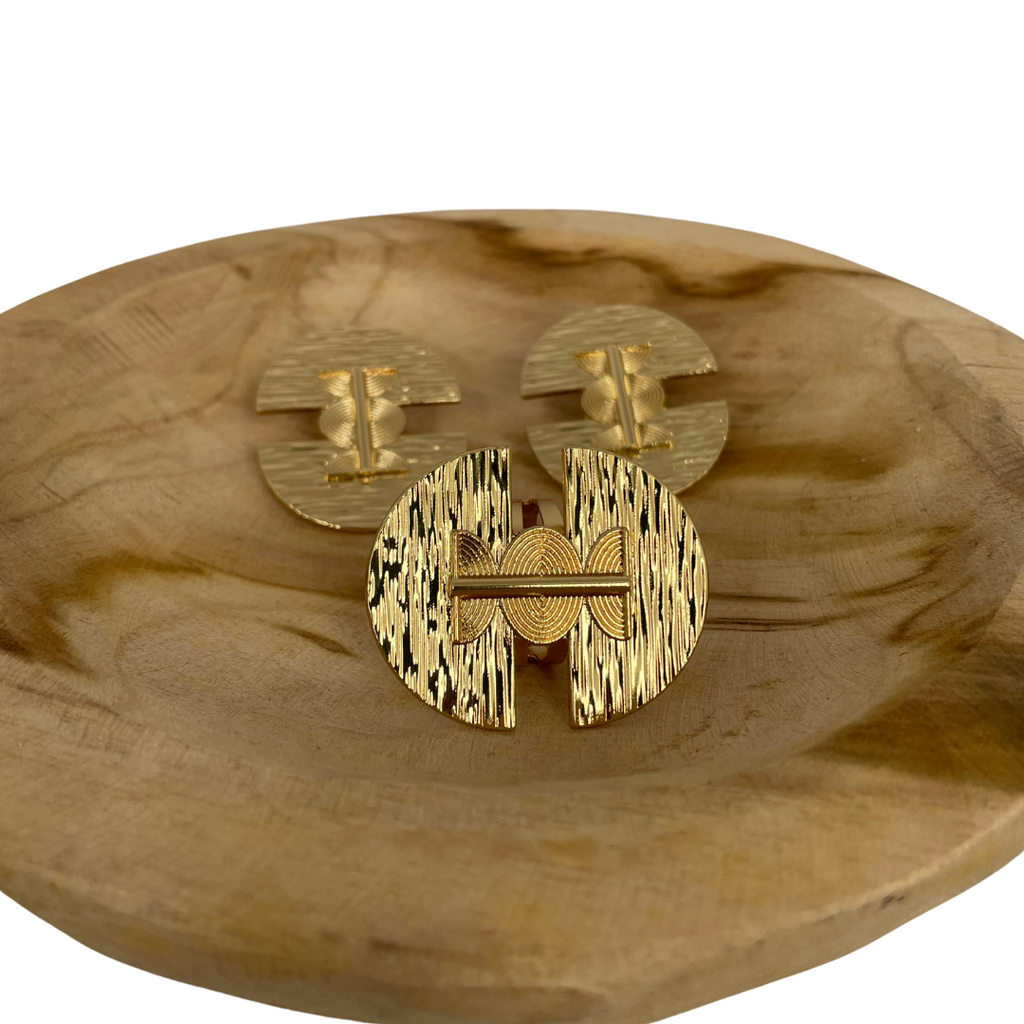 Parure bague et boucle d'oreille "Guerrier"