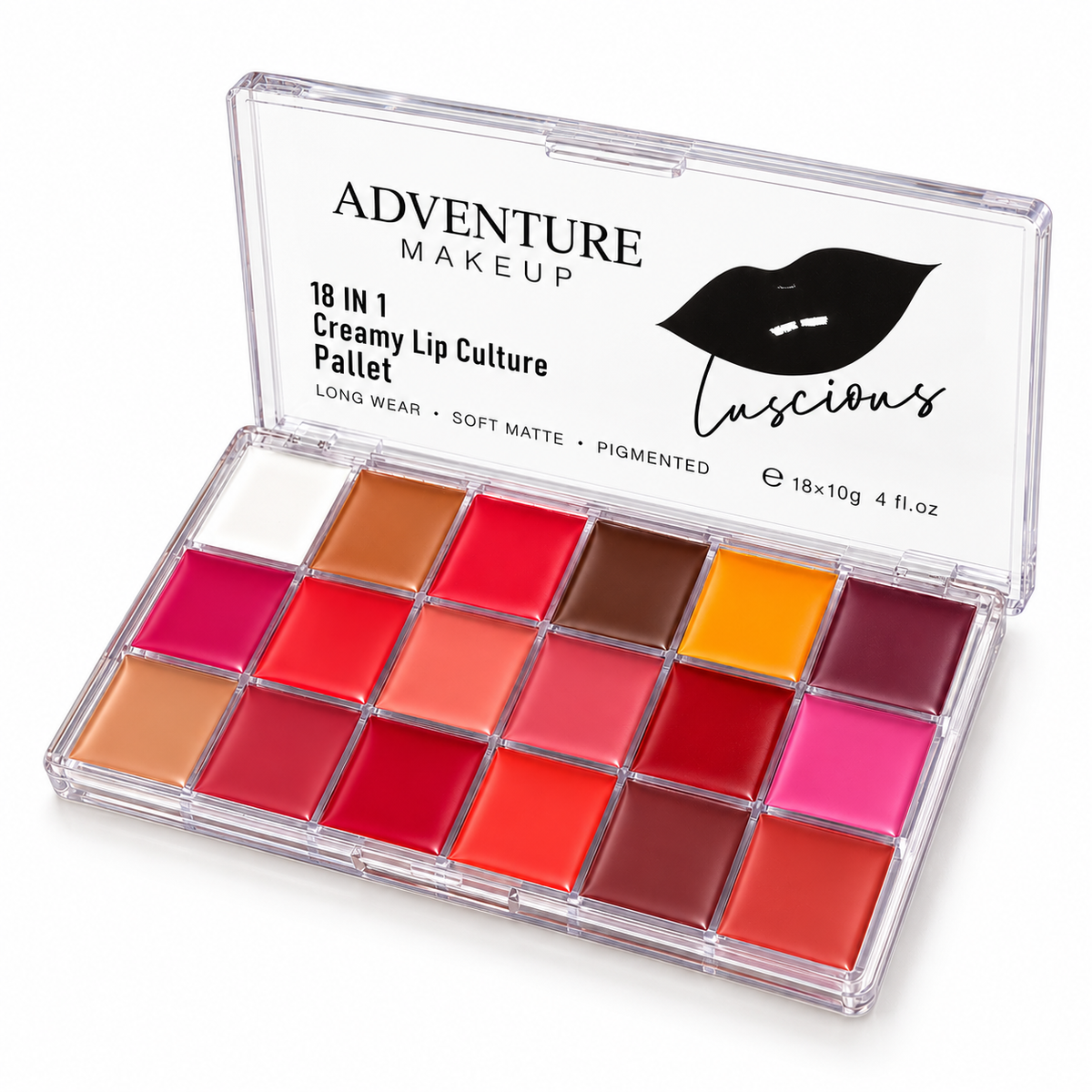 Palette rouge à lèvres 18-en-1 “Creamy Lip Culture- ADVENTURE