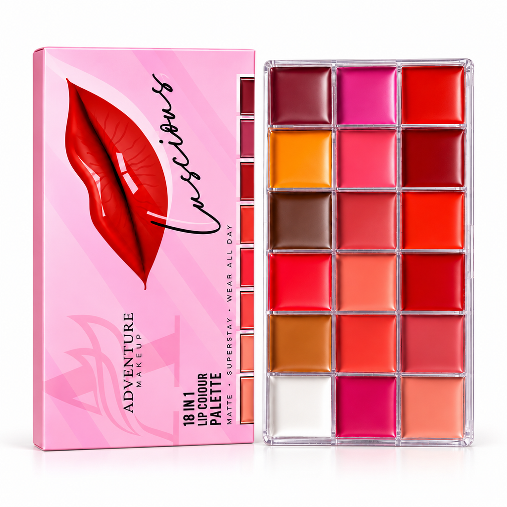 Palette rouge à lèvres 18-en-1 “Creamy Lip Culture- ADVENTURE
