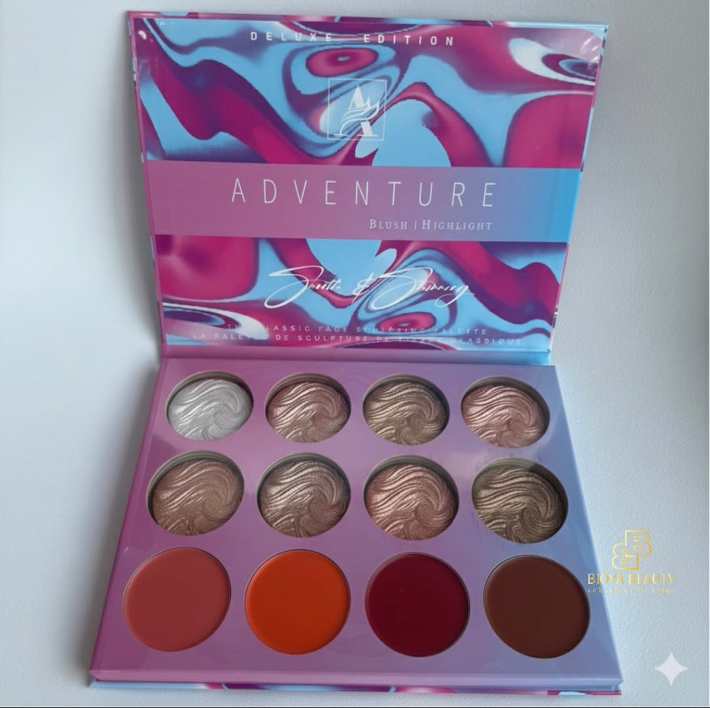 Palette blush & highlight « Shimmering & Shine - ADVENTURE