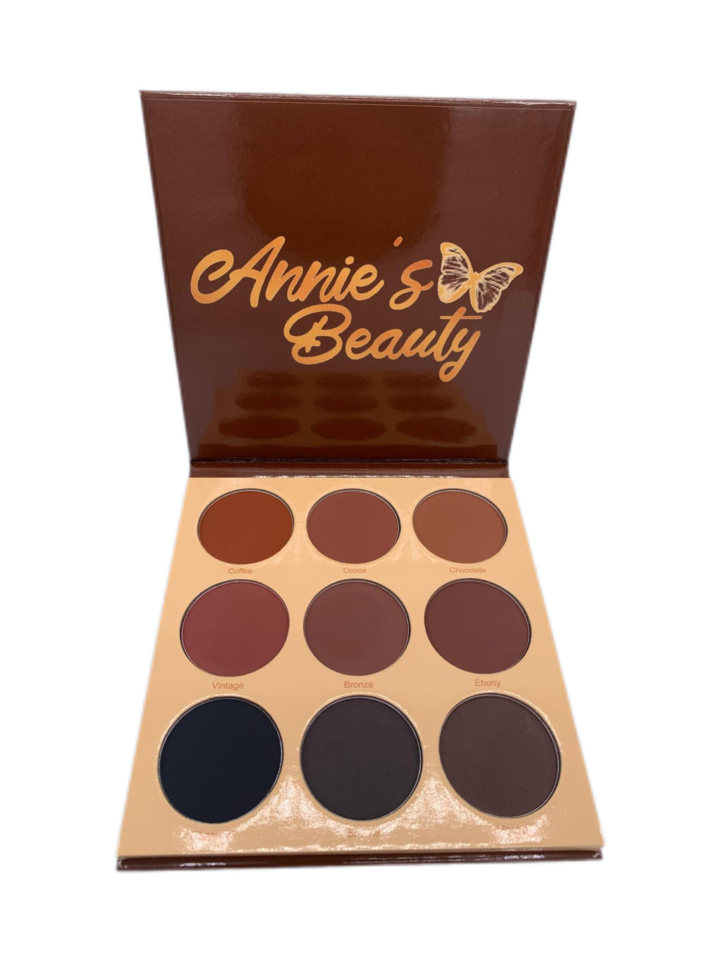Palette de 9 fards à paupières - "Meet the Browns" Annie's Beauty