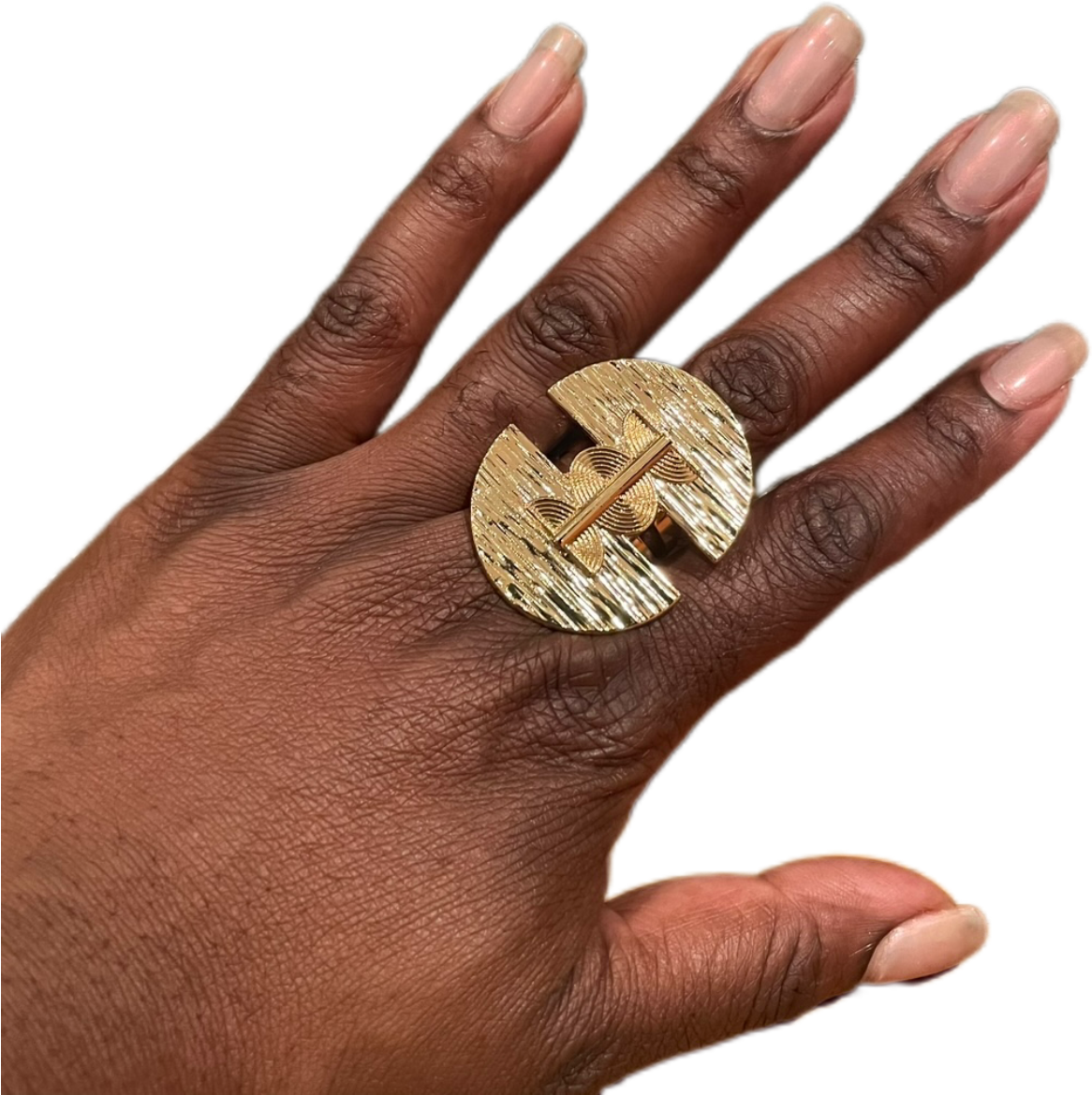 Parure bague et boucle d'oreille "Guerrier"