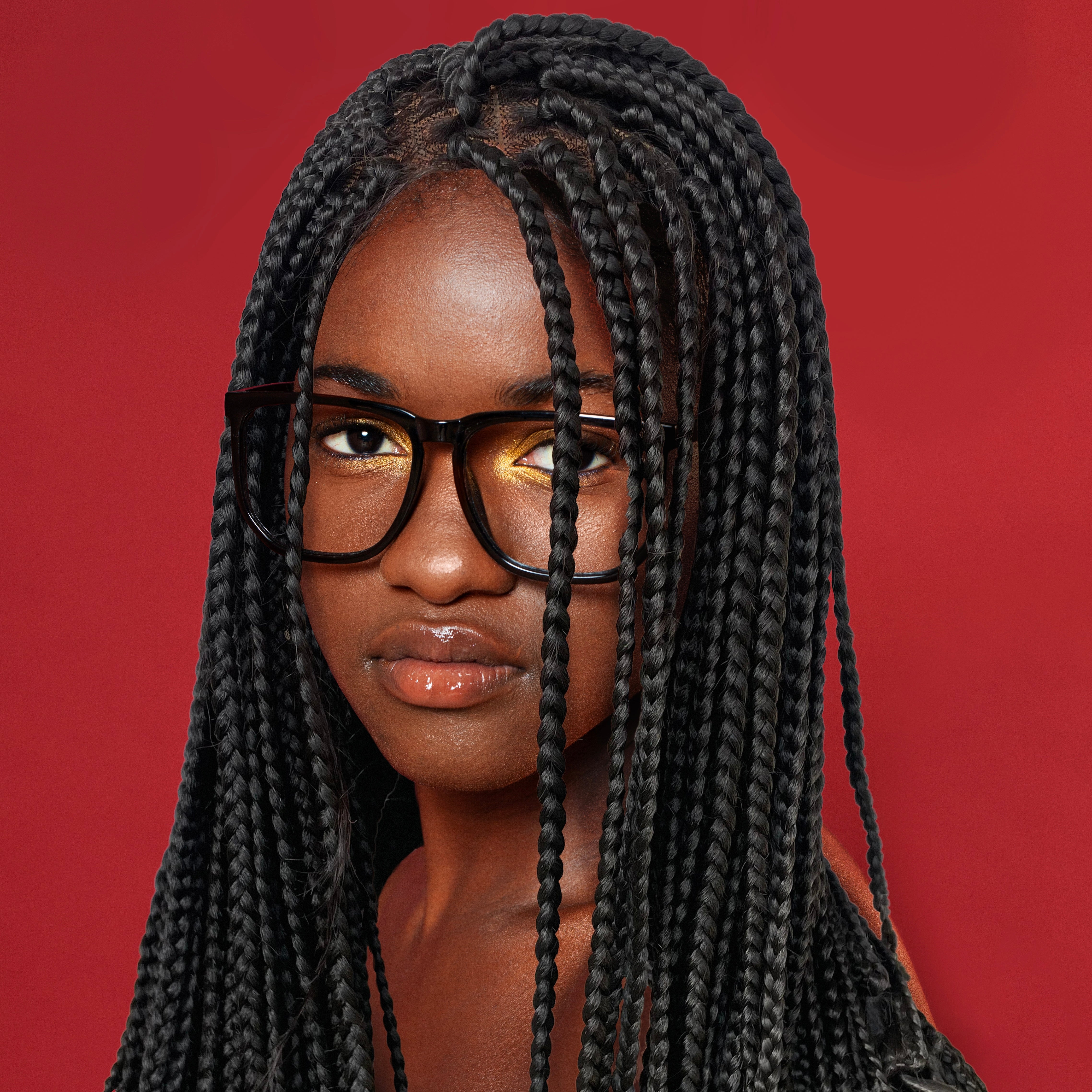 YAWA African braids wig