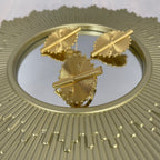 Parure bague et boucle d'oreille "bouclier"