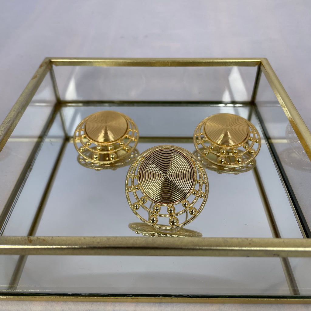 Parure bague et boucle d'oreille "Arena"