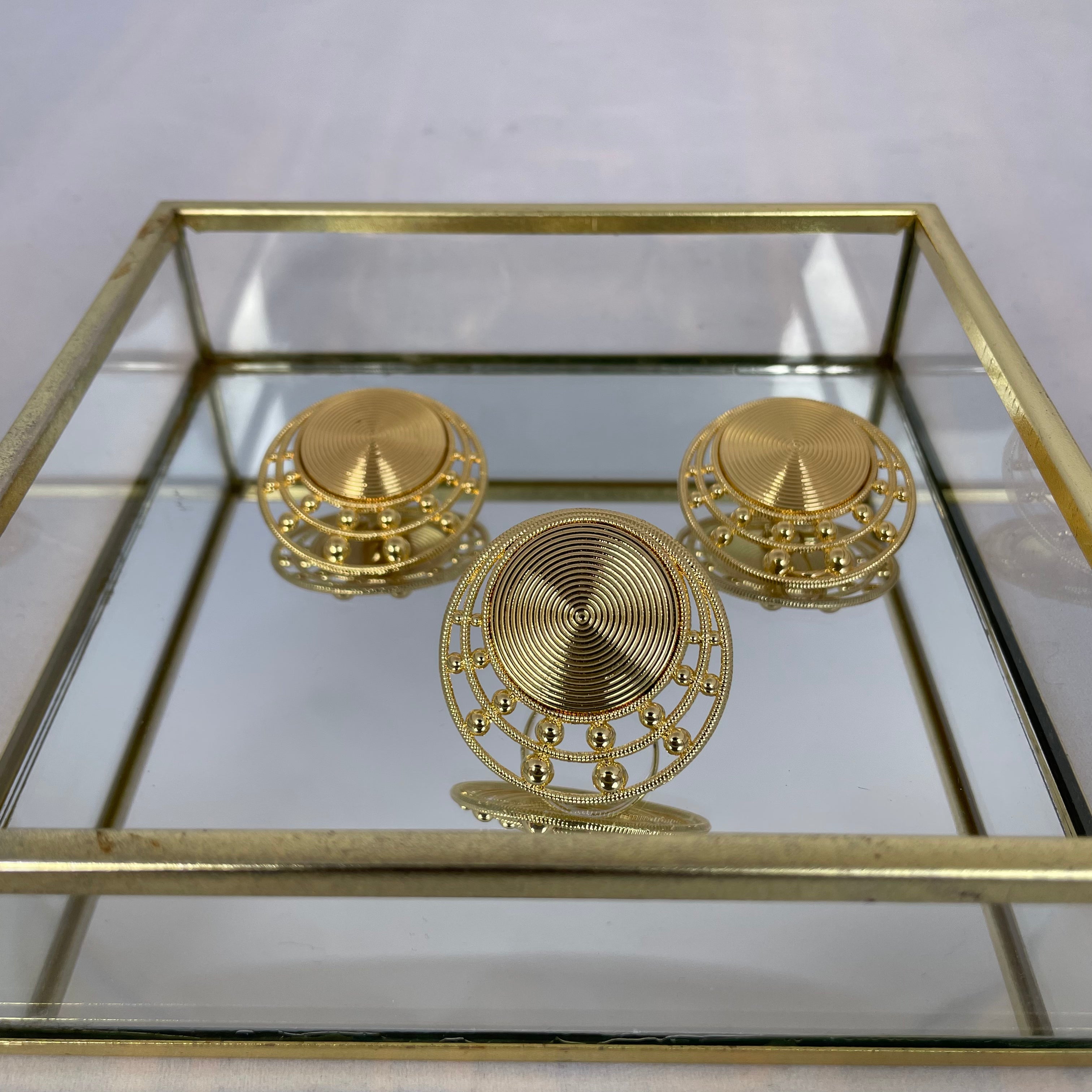 Parure bague et boucle d'oreille "Arena"