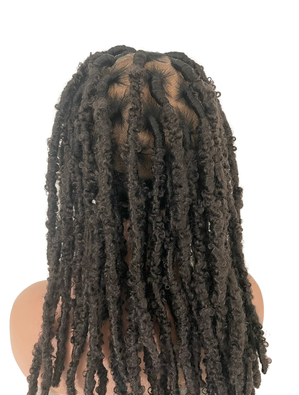 Perruque locks butterfly LILA