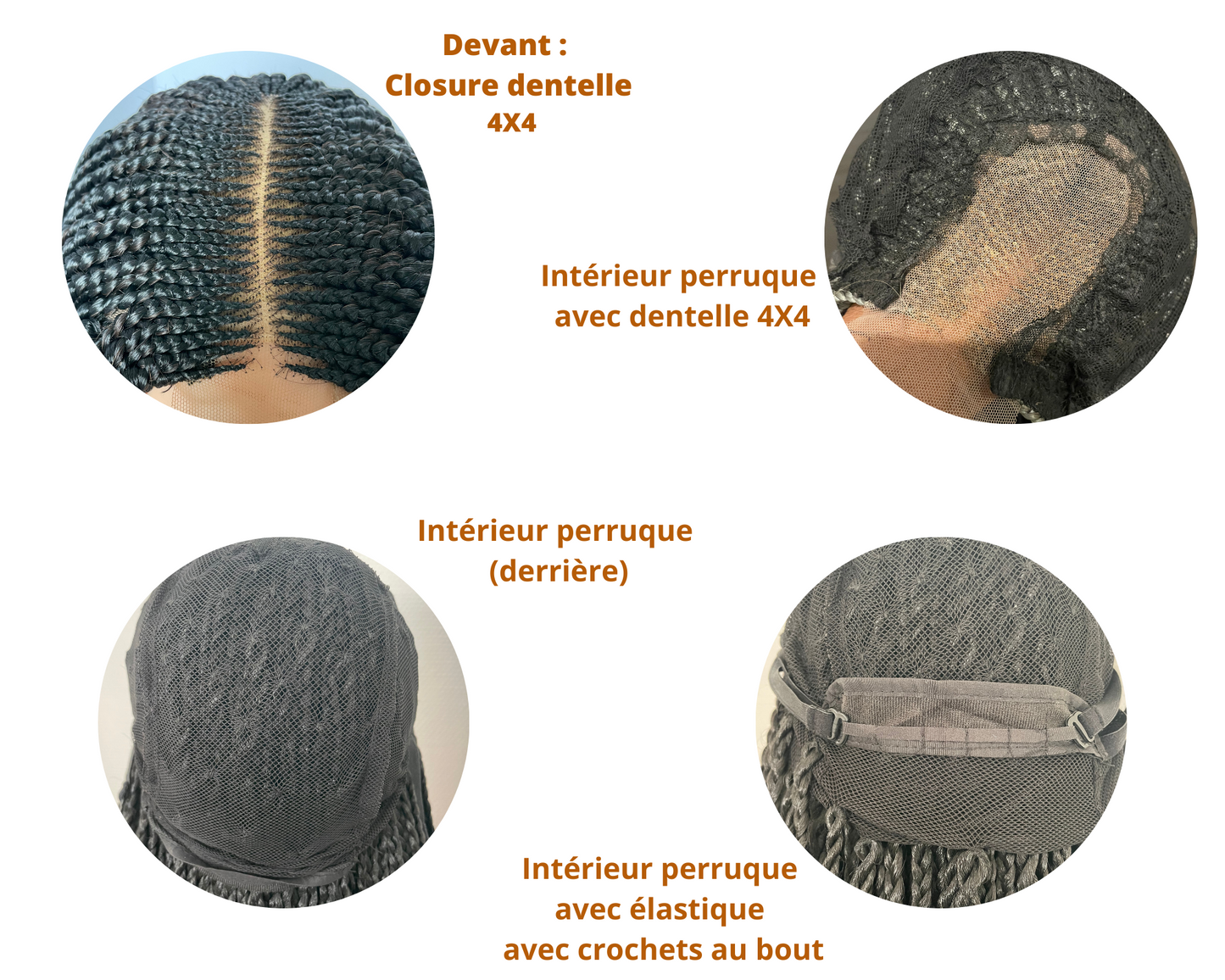 Perruque tresses africaines AMA